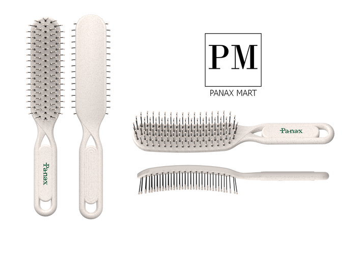 Расчеcка из биопластика масcажная "Panax" белая