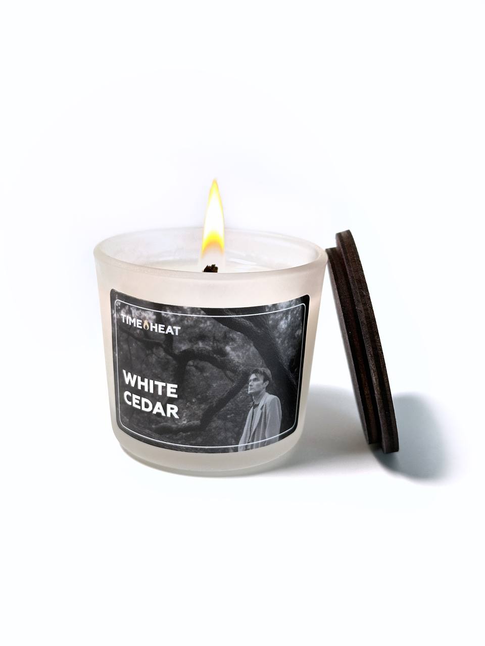 Свеча в стакане "White cedar", 80 мл