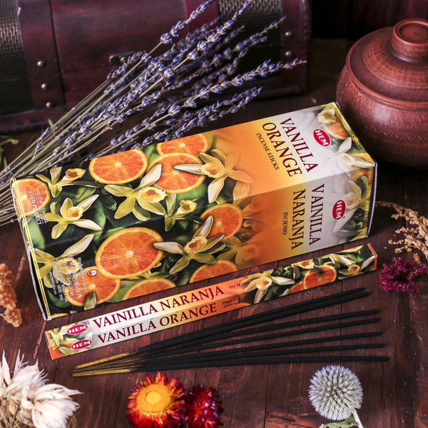 Благовония "Vanilla Orange" (Апельсин-ваниль), 8 палочек