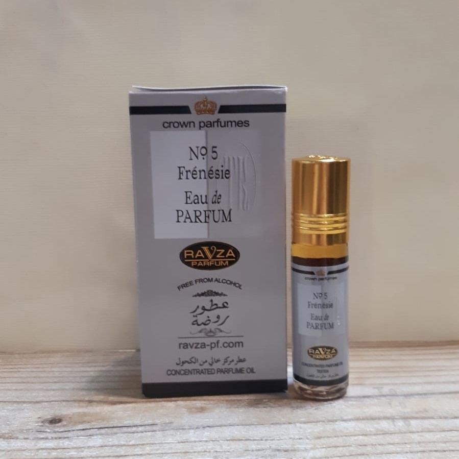 Арабские масляные духи "№5 Frenesie Eau de Parfum", 6 мл