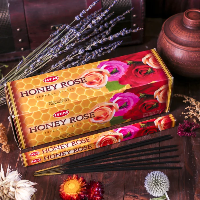 Благовония "Honey Rose" (Мед и роза), 8 палочек