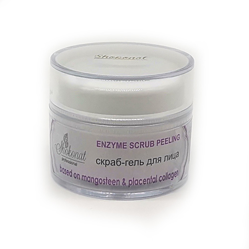 Скраб-гель для лица "Based on mangosteen & placental collagen", 50 гр