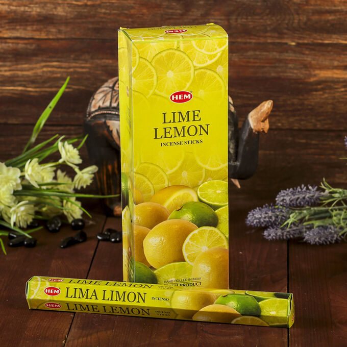 Благовоние "Lime Lemon" (Лимон-лайм), 20 палочек